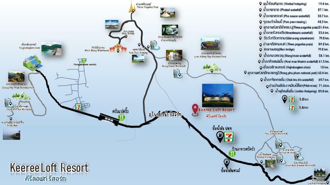 Keeree Loft Resort Thong Pha Phum Eksteriør bilde